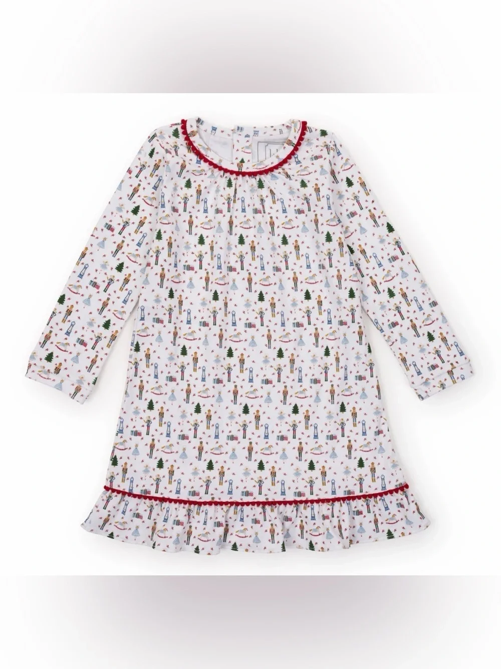 🎄 Lila + Hayes Carlin Nutcracker Pajama Gown Girls Size 3 EUC